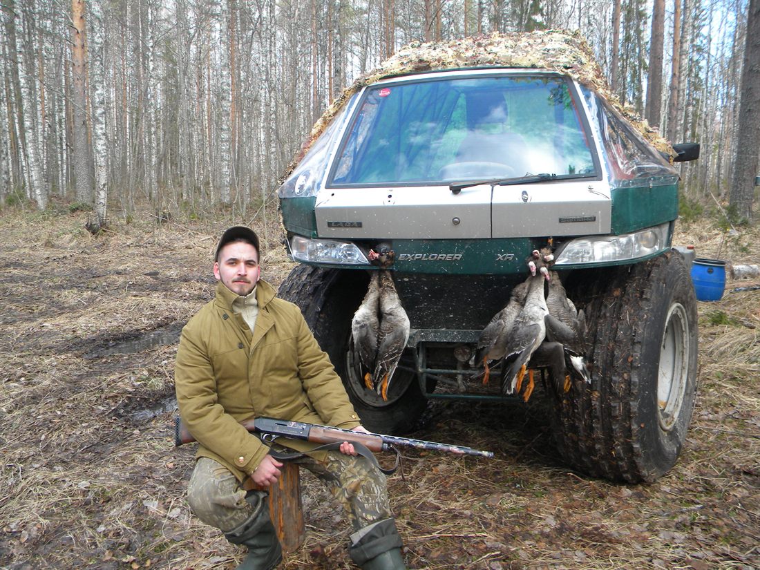 На вездеходе к угодьям